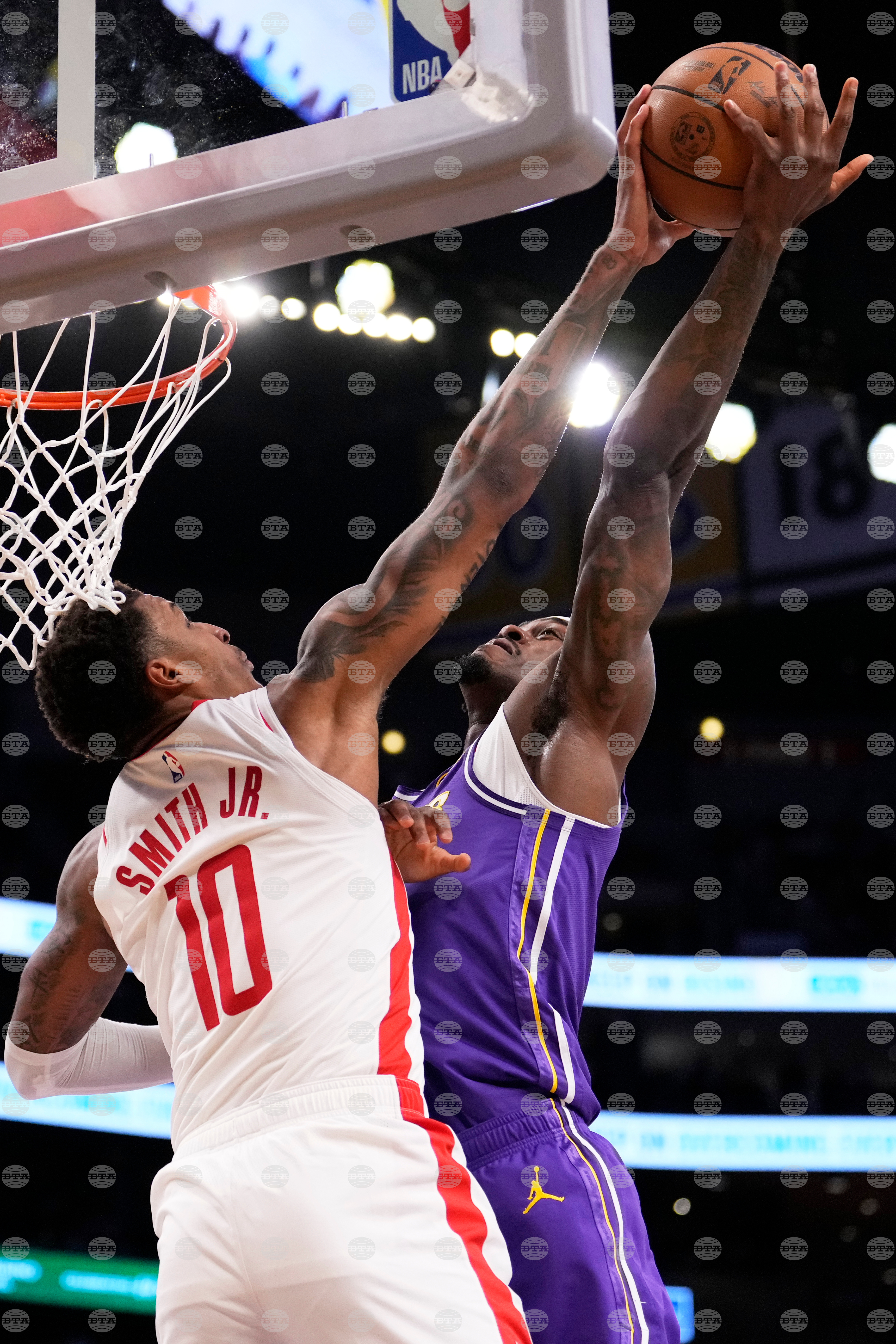 Rockets Lakers Basketball