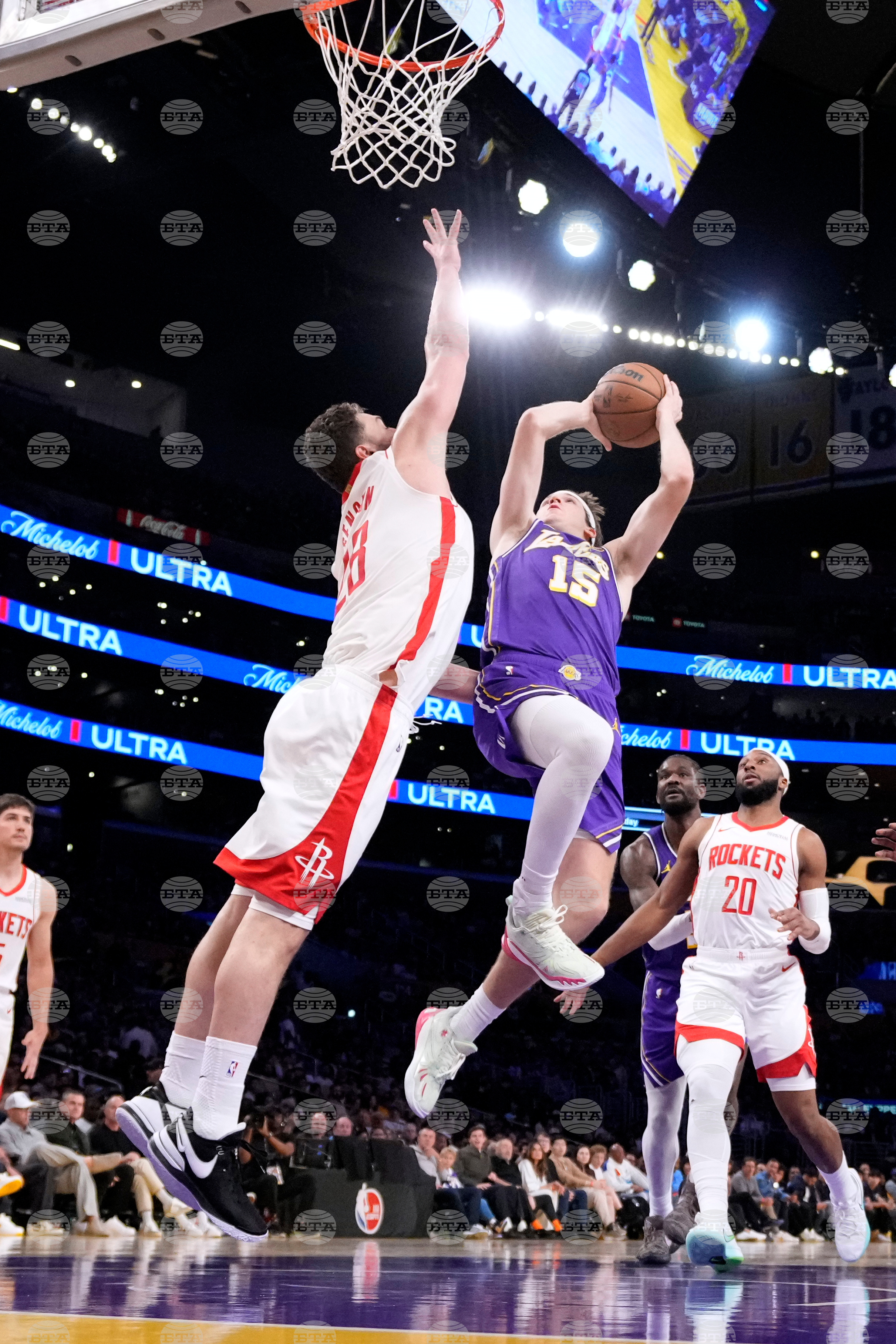 Rockets Lakers Basketball