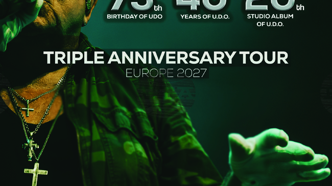 Метъл групата U.D.O. се завръща у нас в началато на 2027 г.