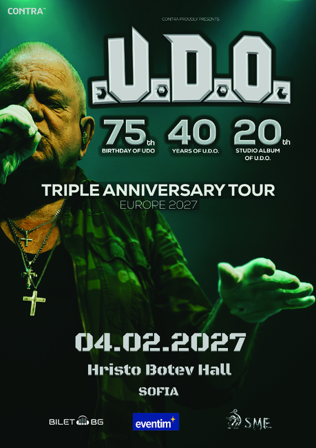Метъл групата U.D.O. се завръща у нас в началато на 2027 г.