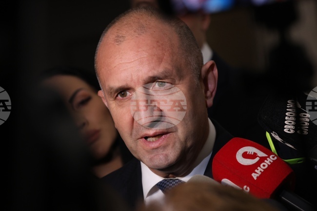 Народно събрание - Румен Радев - изявление 