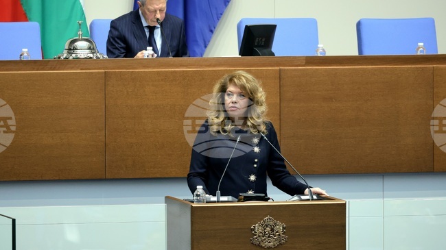Парламентът трябва да пристъпи към гласуването на бюджет за 2026 г., каза президентът Илияна Йотова на депутатите от 52-рото Народно събрание 