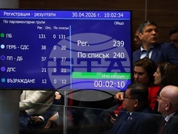 52-ро Народно събрание - първо заседание