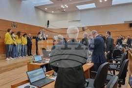 Пловдив - общински съвет - волейбол - посрещане на Марица (Пловдив)