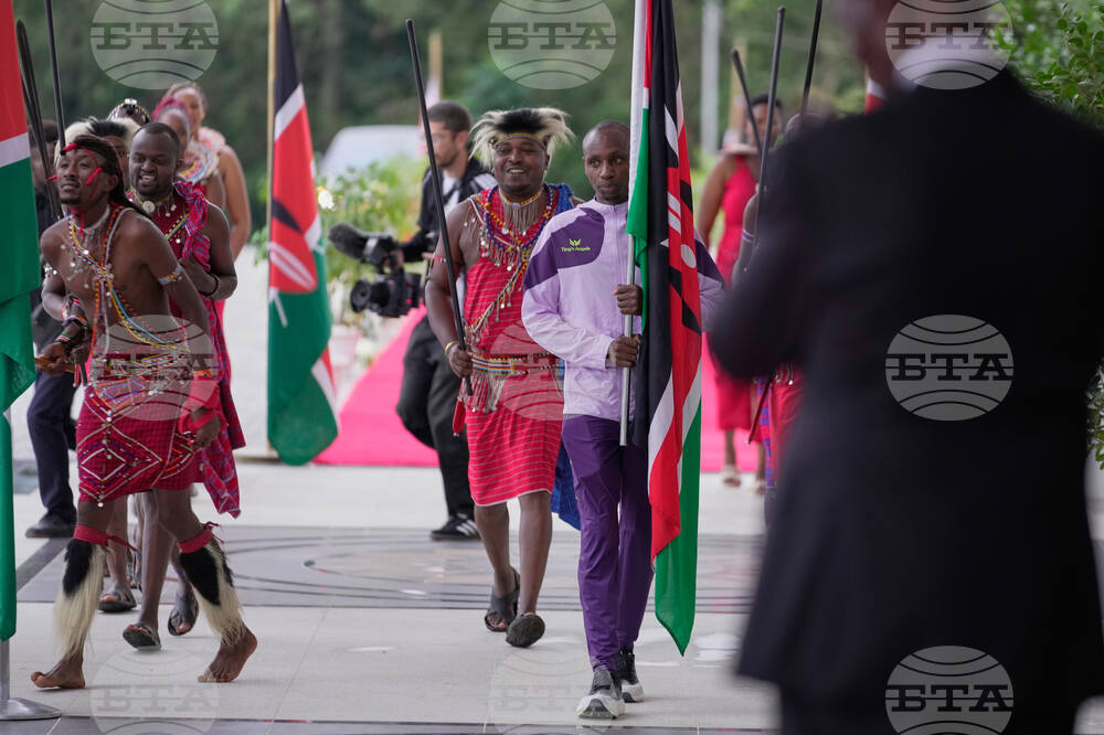 CORRECTION Kenya Marathon Record Breaker
