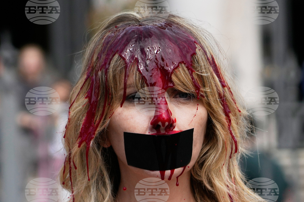 Italy Bullfight Protest