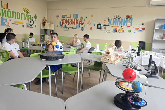 Село Първомай - училище - STEM-център - откриване