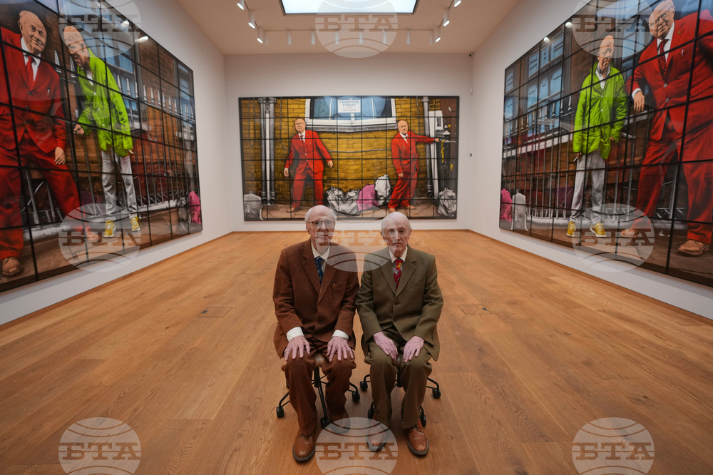 APTOPIX Britain Gilbert & George Exhibition
