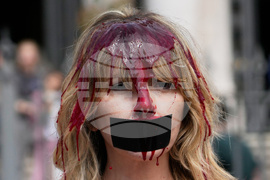 APTOPIX Italy Bullfight Protest