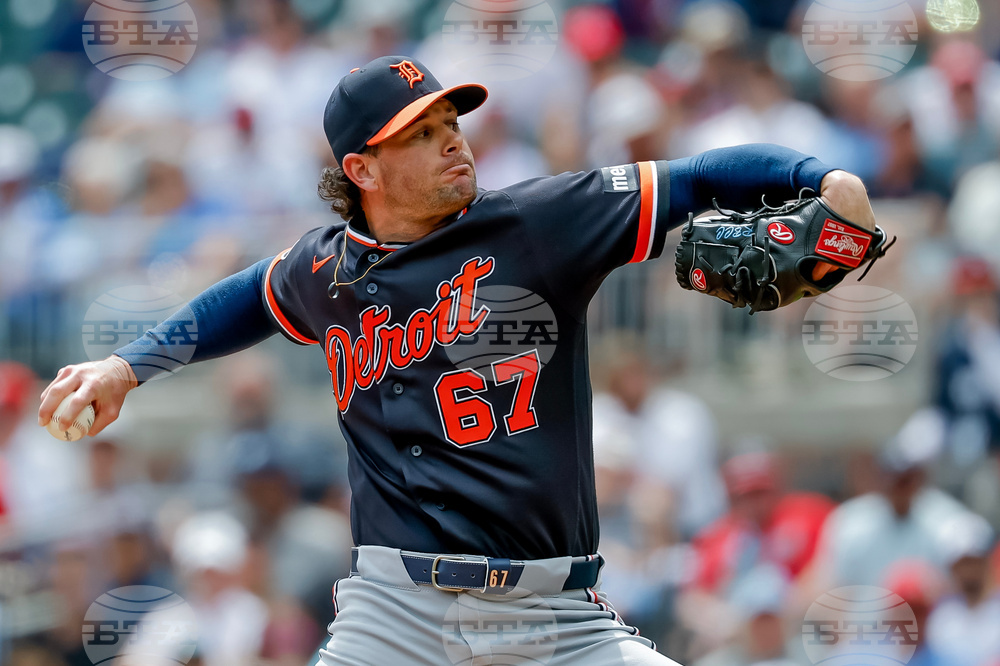 Tigers Braves Baseball
