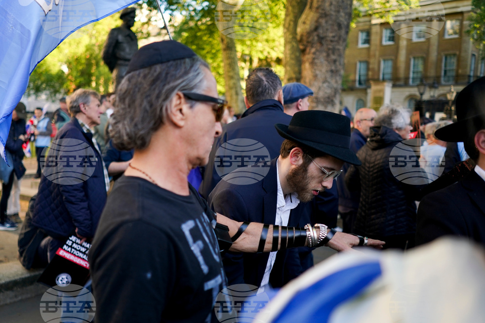 Britain Antisemitism Attack Protest