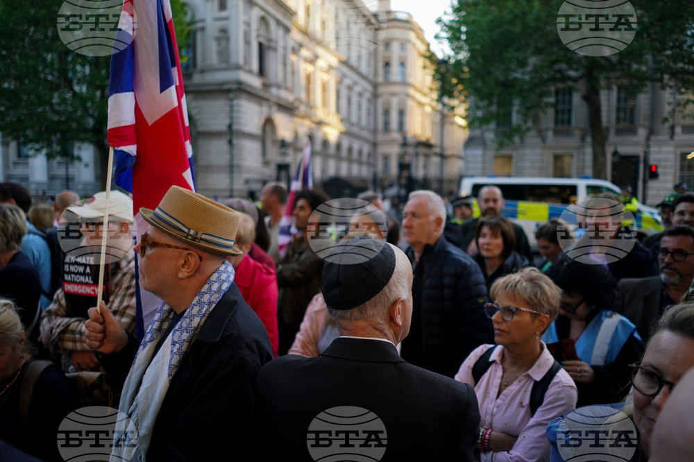 Britain Antisemitism Attack Protest