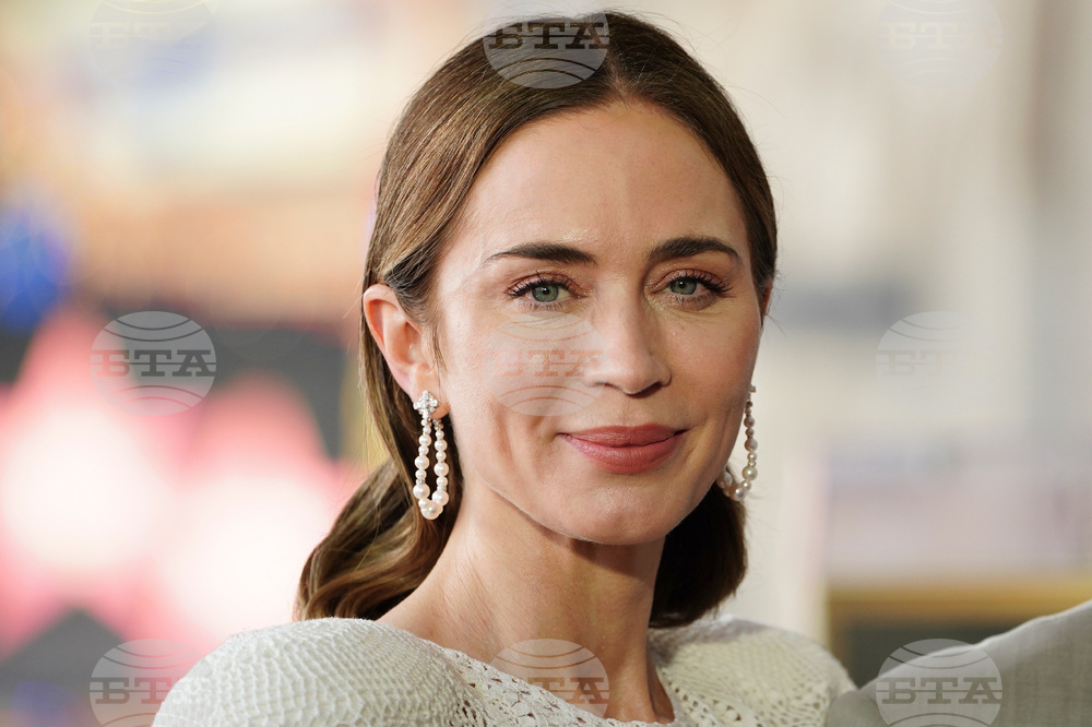 Emily Blunt and Stanley Tucci Walk of Fame