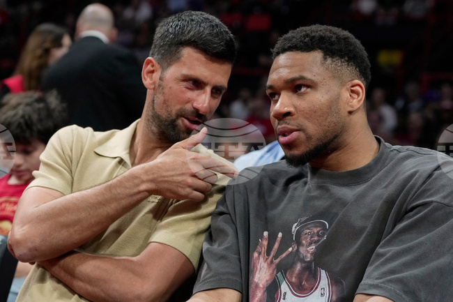 Greece Basketball Antetokounmpo Djokovic