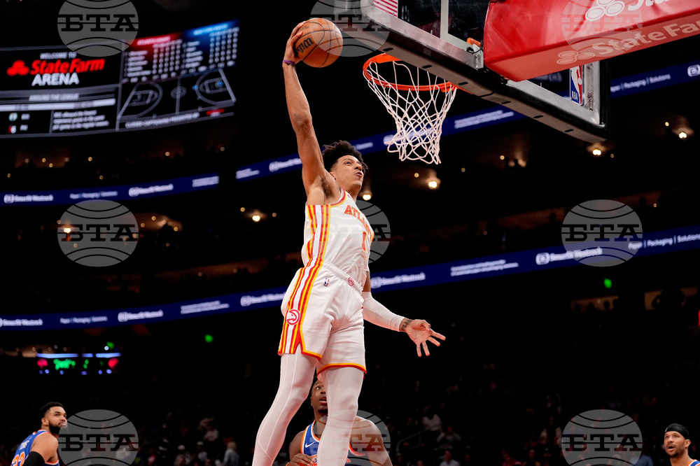 Knicks Hawks Basketball