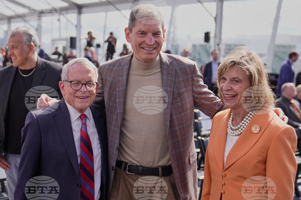 Browns Stadium Groundbreaking Football