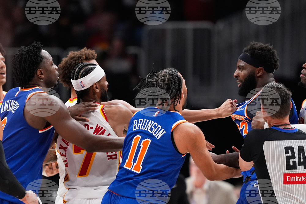 Knicks Hawks Basketball