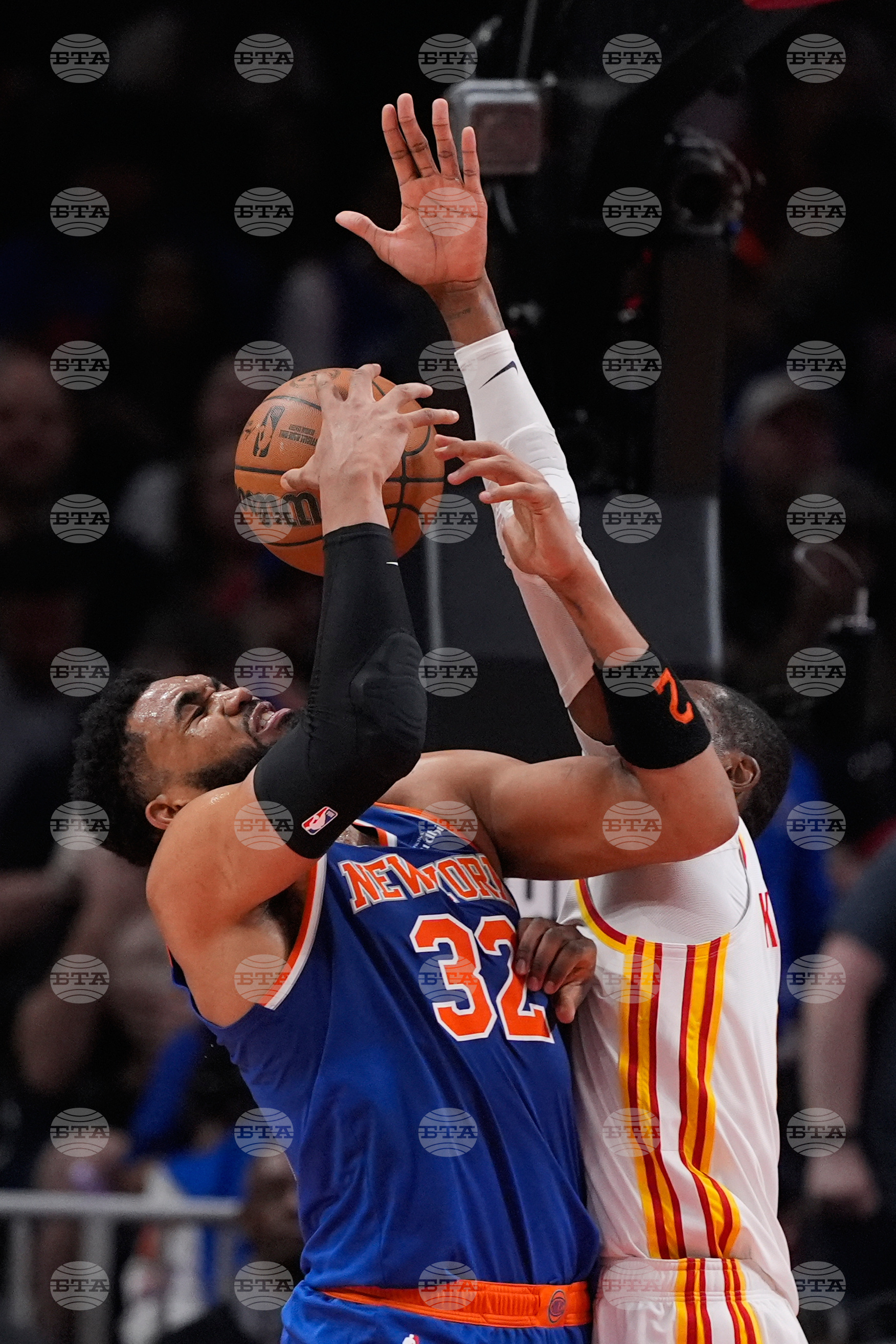 Knicks Hawks Basketball