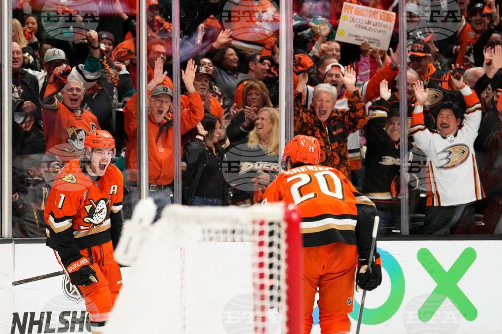 APTOPIX Oilers Ducks Hockey