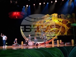 Зад кулисите на Cirque du Soleil в София, снимки – Даниел Димитров/ БТА