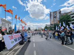 Северна Македония - Скопие - протестен марш