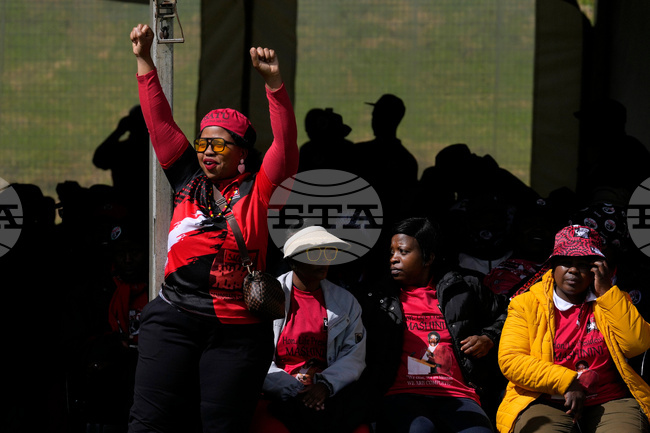 APTOPIX South Africa May Day