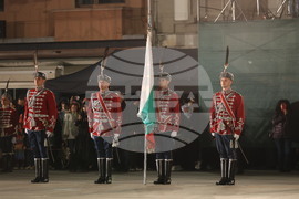 Панагюрище - 150 години от Априлското въстание - тържествена проверка-заря