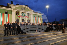 Панагюрище - 150 години от Априлското въстание - тържествена проверка-заря