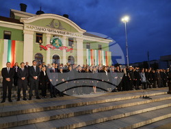 Панагюрище - 150 години от Априлското въстание - тържествена проверка-заря