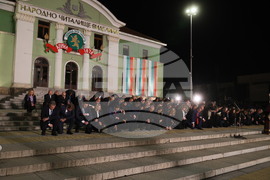 Панагюрище - 150 години от Априлското въстание - тържествена проверка-заря
