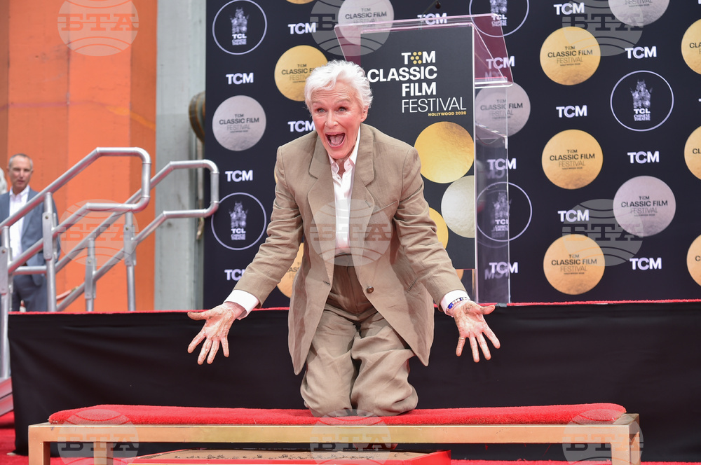 Glenn Close Hand and Footprint Ceremony