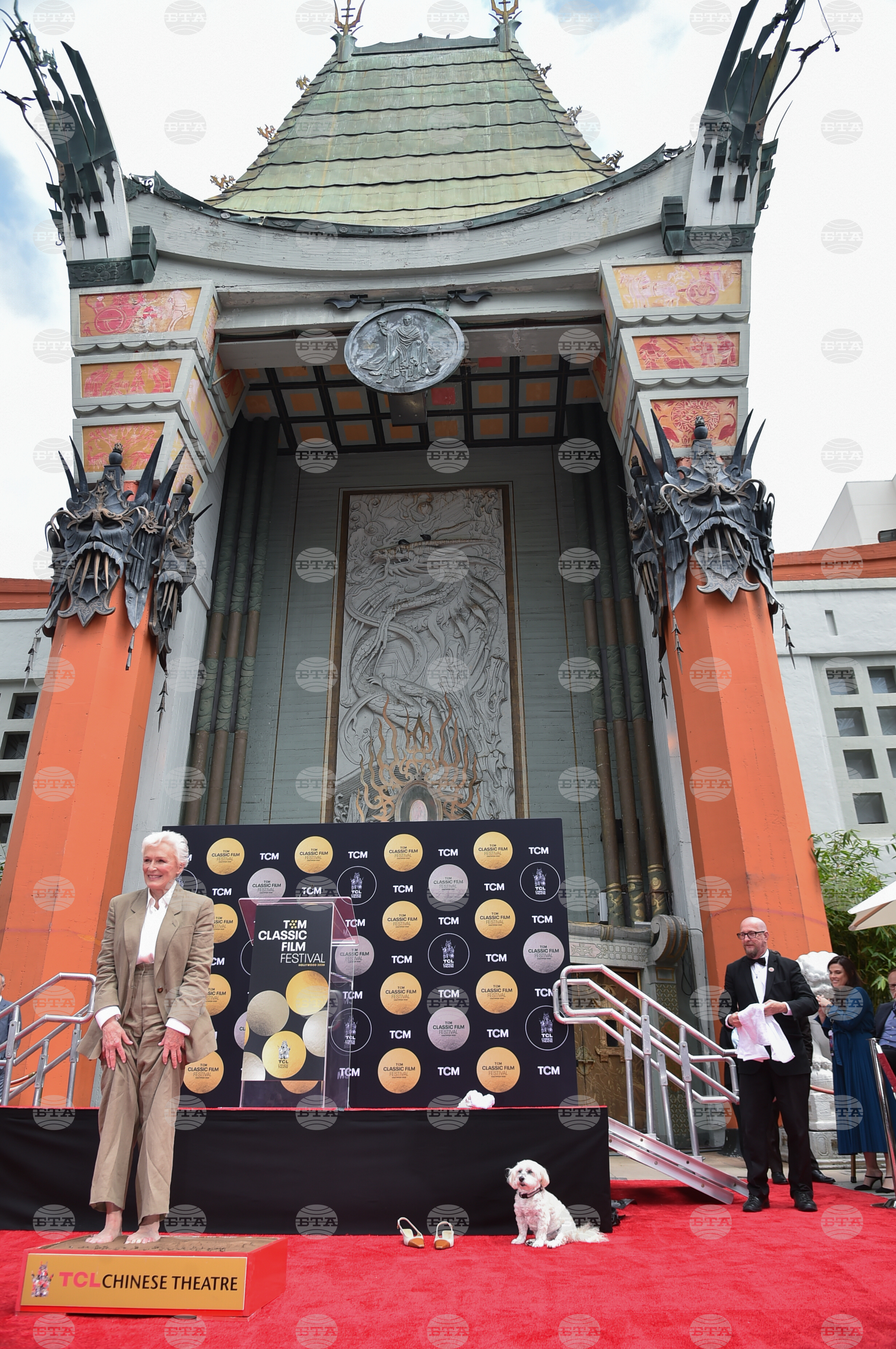 Glenn Close Hand and Footprint Ceremony