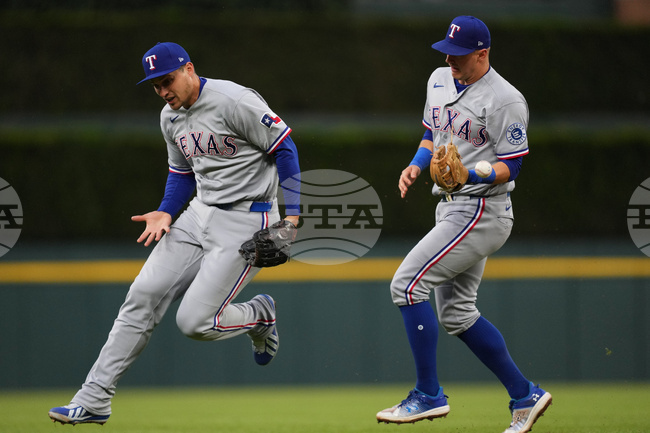 APTOPIX Rangers Tigers Baseball