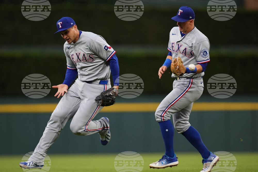 APTOPIX Rangers Tigers Baseball