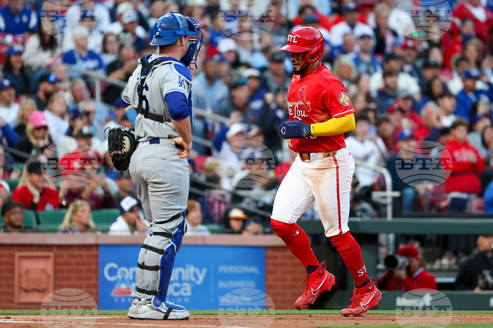 Dodgers Cardinals Baseball