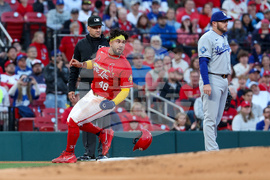 Dodgers Cardinals Baseball