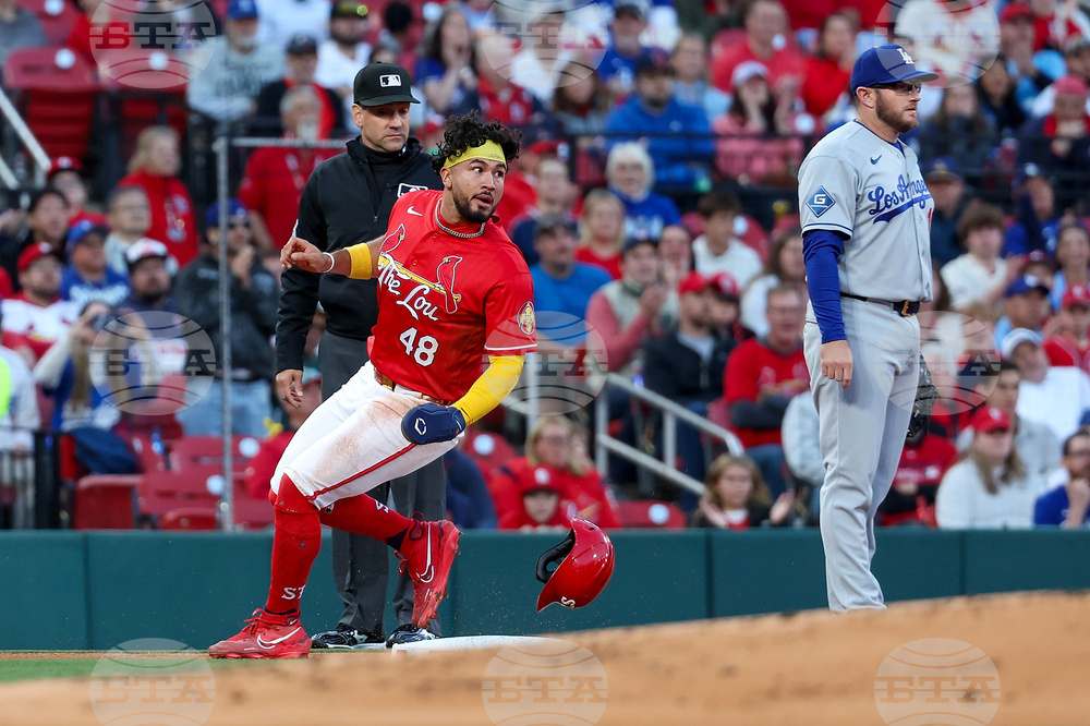 Dodgers Cardinals Baseball