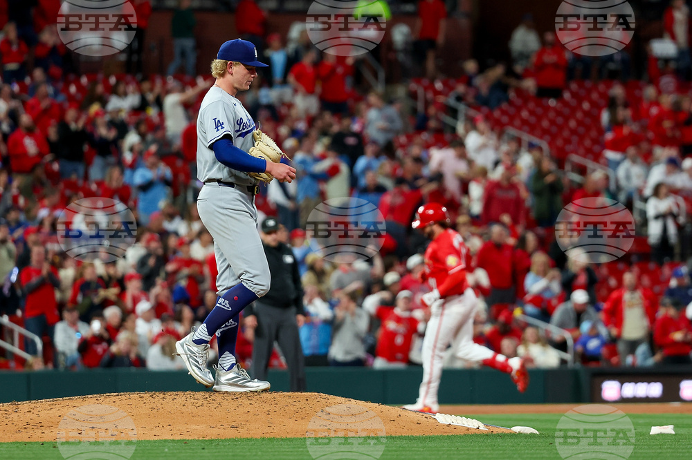 Dodgers Cardinals Baseball