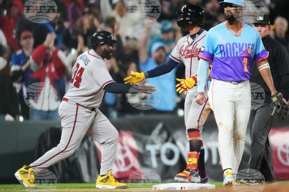 Braves Rockies Baseball