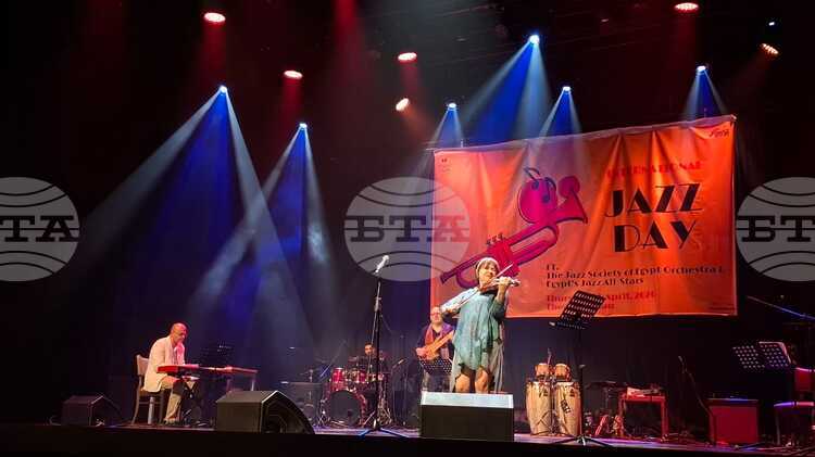 Bulgarian Artist Djaima Captivates Cairo with Gankino Horo on International Jazz Day