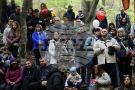 Панагюрище - местност „Оборище“ - 150 години от избухването на Априлското въстание - всенародно поклонение