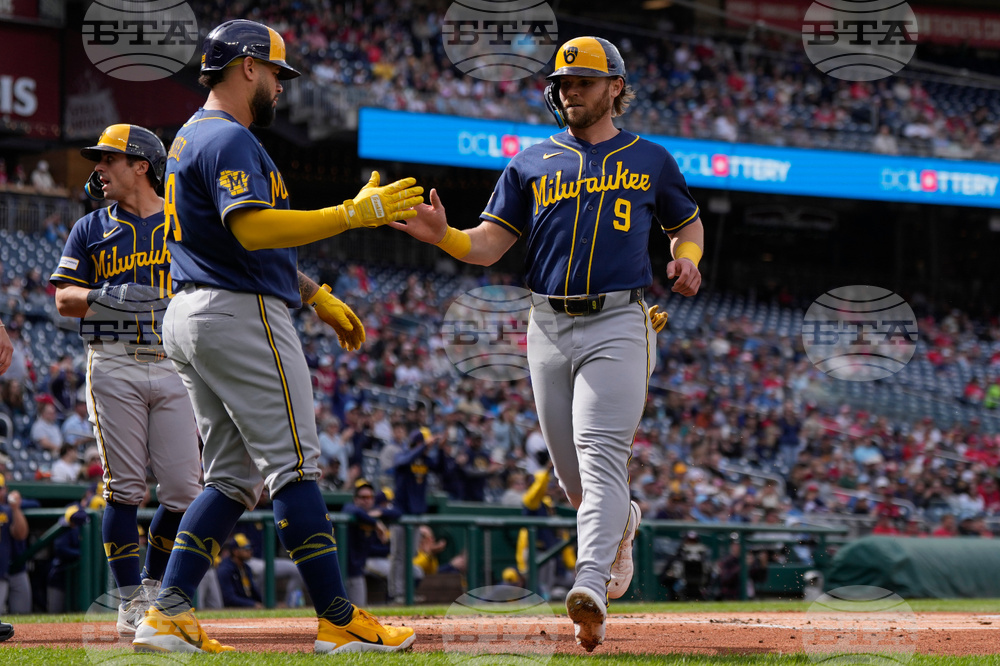 Brewers Nationals Baseball
