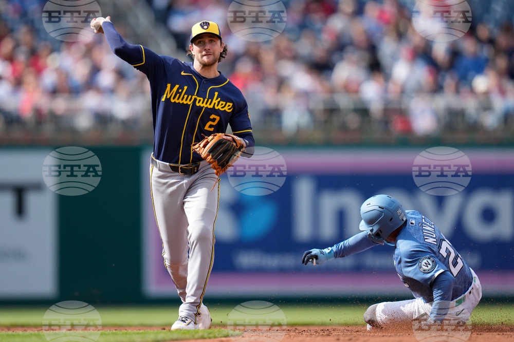 Brewers Nationals Baseball