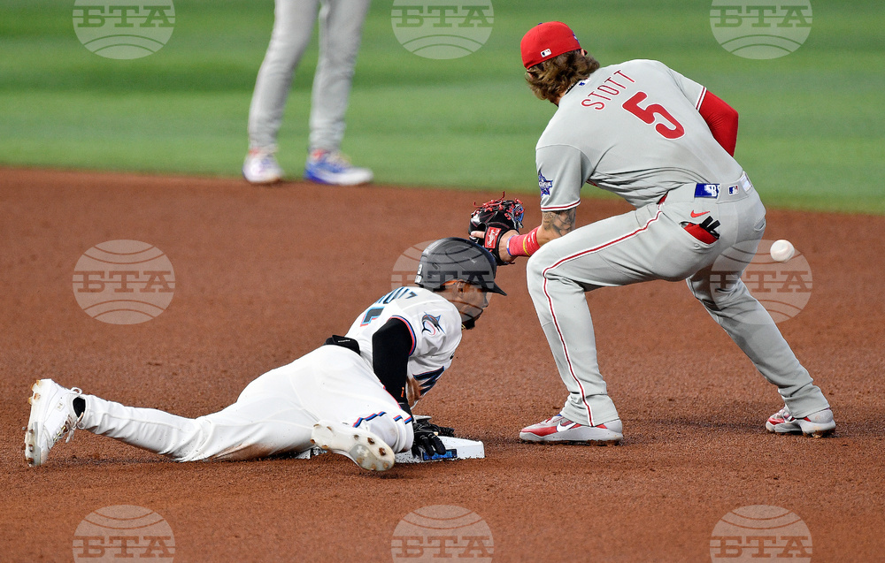 Phillies Marlins Baseball
