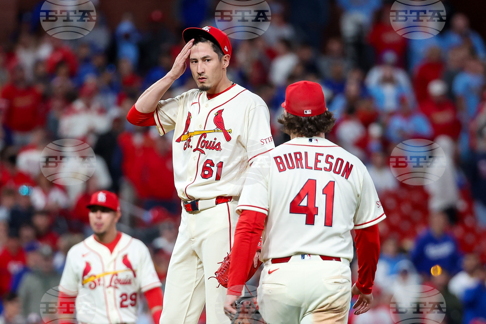 Dodgers Cardinals Baseball