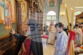 Село Малка Верея - храм „Св. мчк. Трифон“ - освещаване