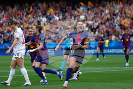 APTOPIX Spain Women's Champions League Soccer
