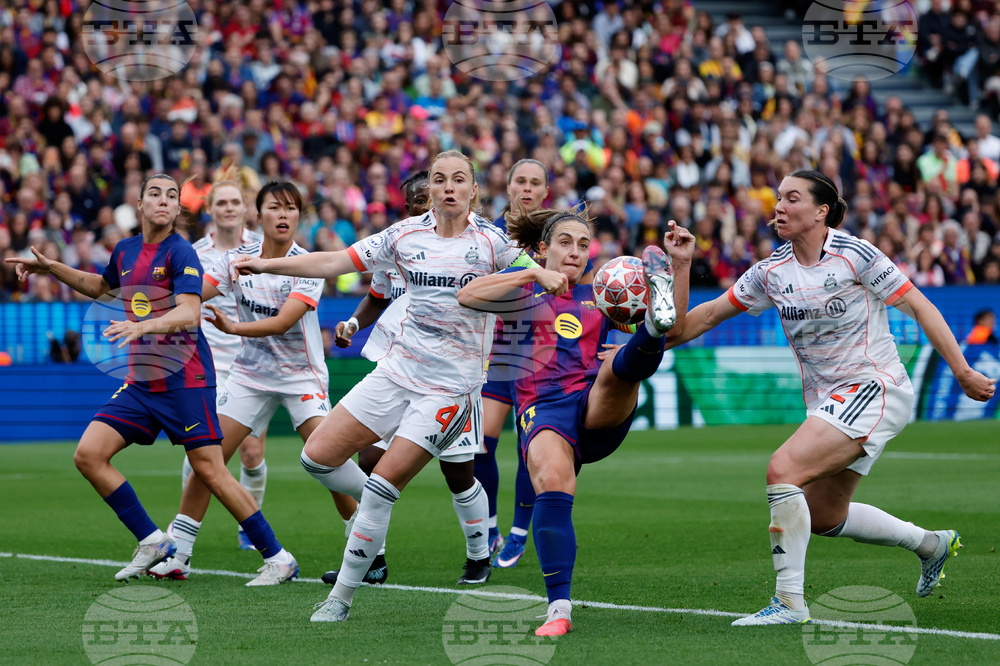 APTOPIX Spain Women's Champions League Soccer