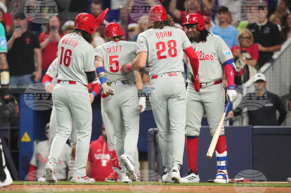 Phillies Marlins Baseball