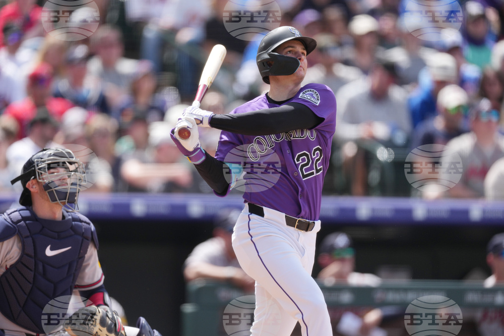 Braves Rockies Baseball